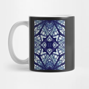 Pattern of girders and beams of bridge Mug